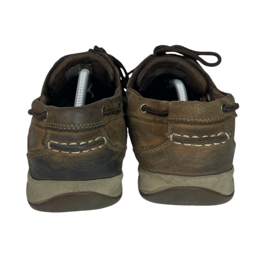 B1 Mens ROCKPORT Works Sailing Club Leather Steel Toe Boat Shoes 14 - Picture 4 of 5
